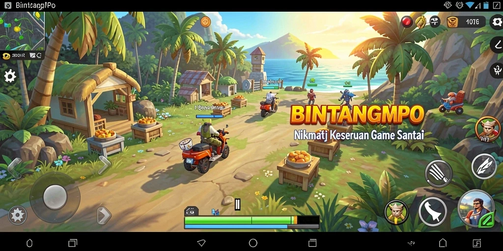 Screenshot gameplay BINTANGMPO yang menampilkan keseruan permainan Casual.