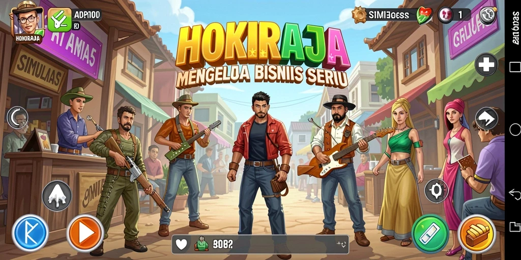 Tampilan gameplay HOKIRAJA yang memukau dan menarik.