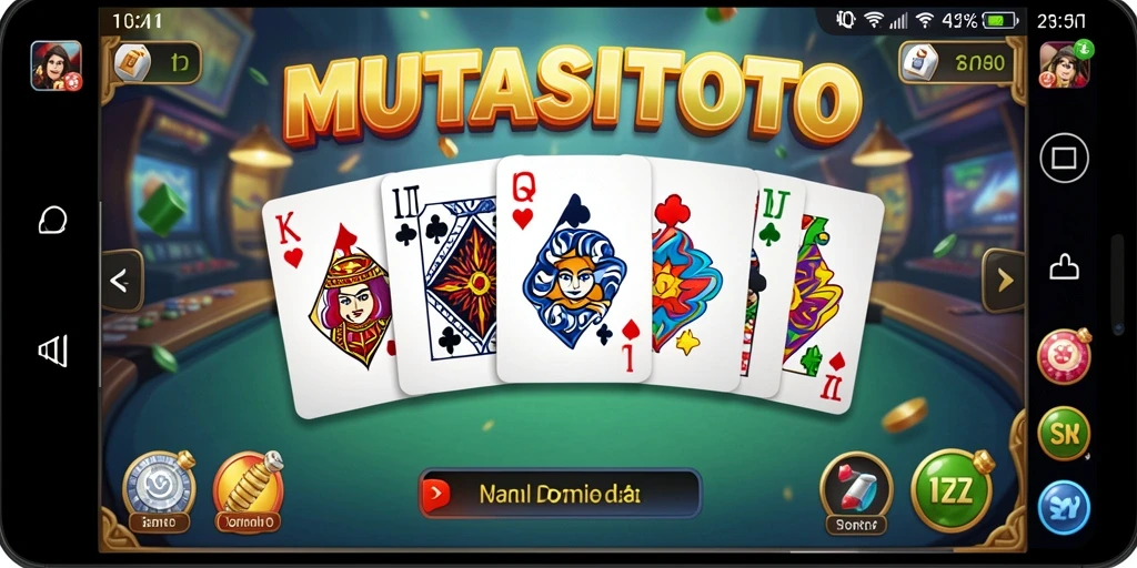 Tampilan gameplay seru di MUTASITOTO dengan teman-teman.