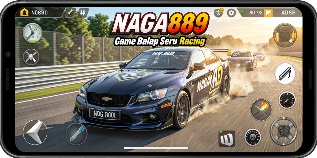 Gameplay Racing seru dengan mobil kustom yang menarik.