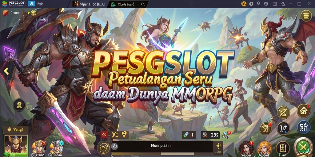 Tampilan gameplay PESGSLOT yang kaya dan penuh aksi.