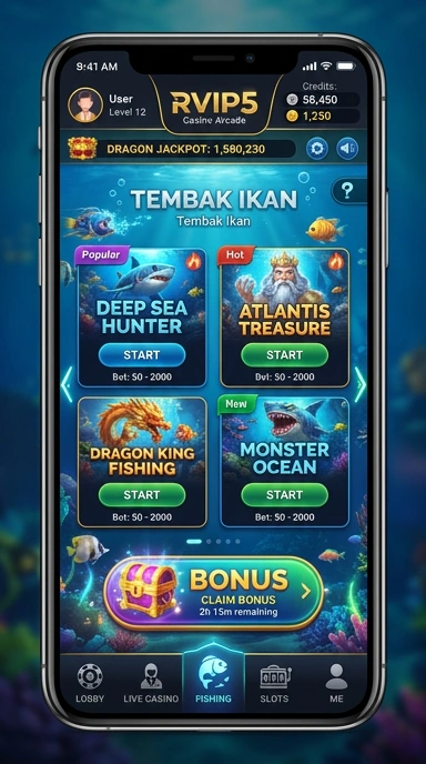 Fitur pencarian di rvip5 yang memudahkan menemukan aplikasi.